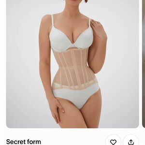 Women's Beige Corset Lingerie